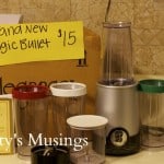 Magic Bullet yard sale purchase