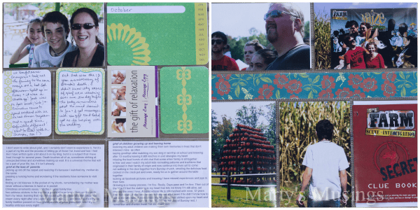Project Life October 2012 Week 1 Collage