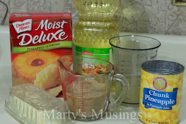 Easy Pineapple Upside-Down Cake by Marty's Musings-1