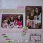 Girls Scrapbooking Layout