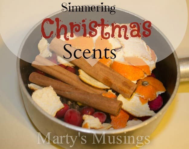 Simmering Christmas Scents from Marty's Musings