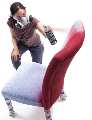 Painting Fabric Furniture
