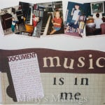 Music in Me Layout from Marty's Musings