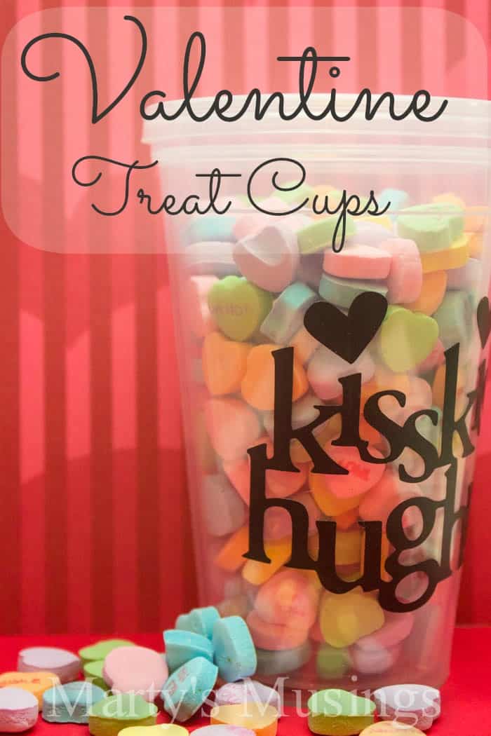 ValentineTreat Cups from Martys Musings Last Minute DIY Valentine Gifts Well, here's a few ideas that were shared at this week's Manic Monday Linky Party (every Monday I host a party for fellow bloggers to link up their creativity- it's a great place for you to find TONS of inspiration...make sure you come by and check it out)!