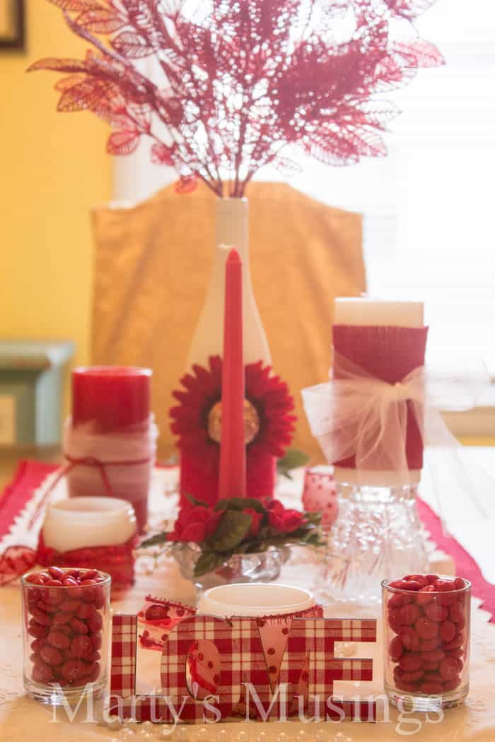 Valentine's Centerpiece from Marty's Musings