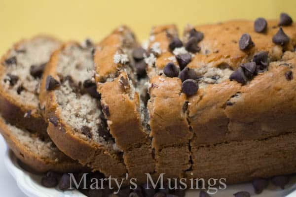 Banana Chocolate Chip Bread from Marty's Musings