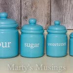 Kitchen Canisters from Marty's Musings