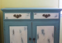 Chalk Painted Kitchen Buffet from Marty's Musings