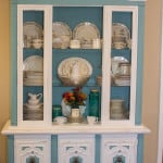 China Hutch Makeover from Marty's Musings