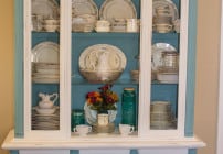 China Hutch Makeover from Marty's Musings