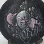 Mother's Day Plate with Glass Chalkboard Paint from Marty's Musings