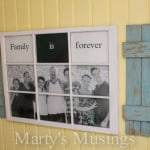 Old Window Photo Frame from Marty's Musings