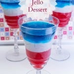 Patriotic Jello Dessert from Marty's Musings