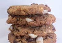 Peanut Butter Double Chocolate Chip Cookies-1