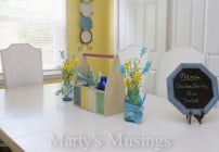 Rustic Summer Centerpiece from Marty's Musings