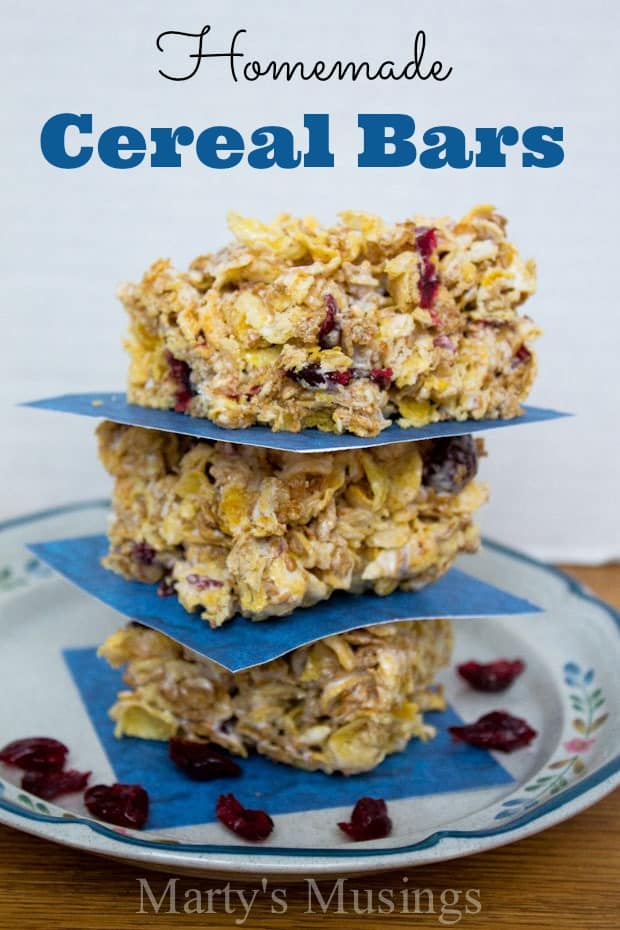 Recipe for Homemade Cereal Bars