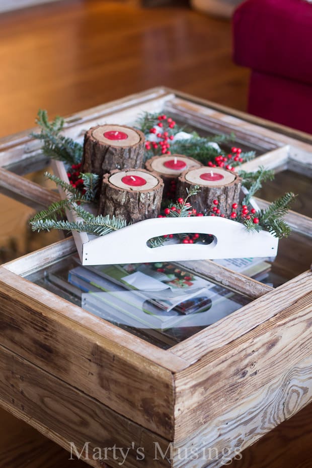 Rustic Wood Tea Light Candle Holder - Marty's Musings