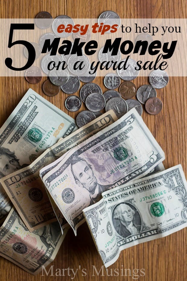 how to make money at a yardsale