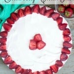 Substitutions such as plain Greek yogurt make this easy No Bake Strawberry Cream Pie healthier while still tasting delicious and a crowd pleaser all year!