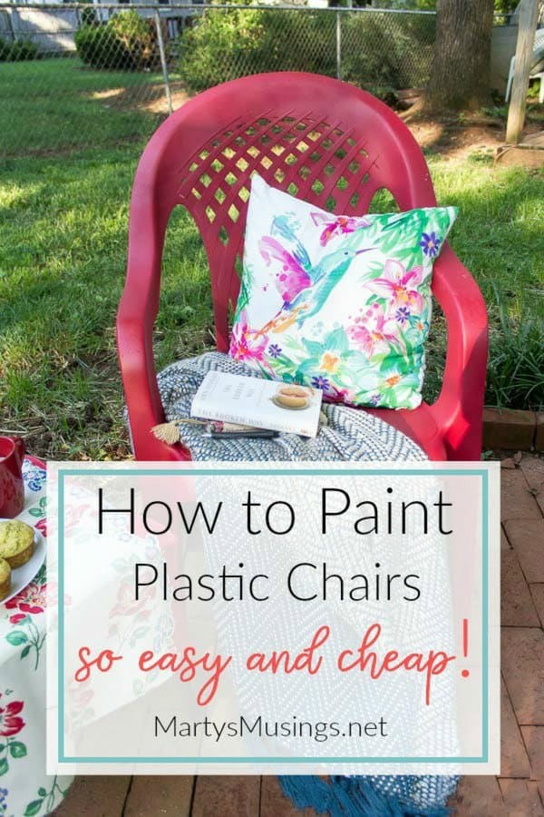 How to Spray Paint Plastic Chairs An Easy Makeover