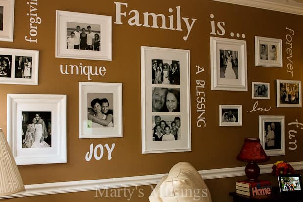 How to Make a Gallery Wall - Marty's Musings