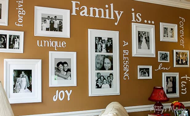 How to Make a Gallery Wall with Family Photos