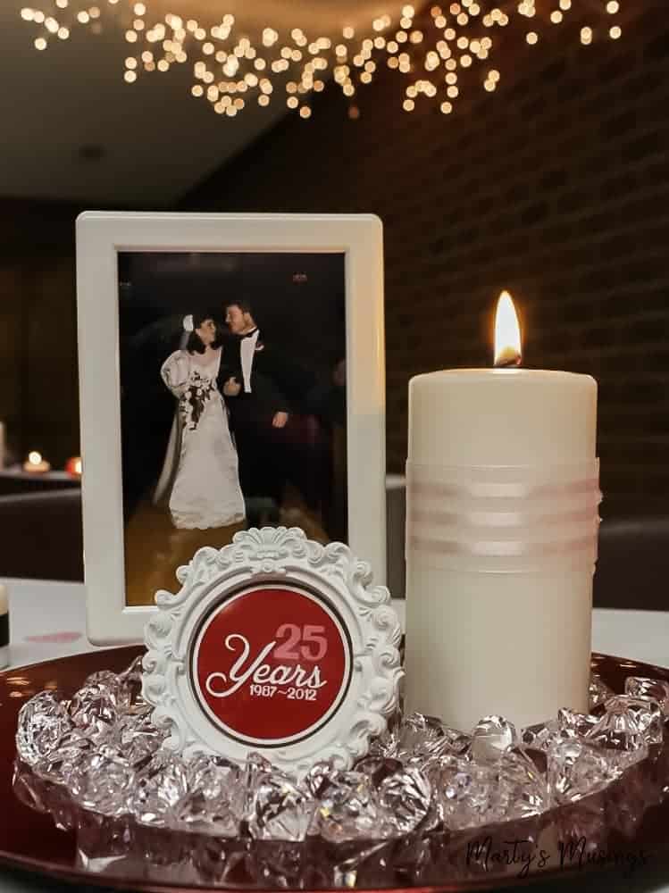 A birthday cake with lit candles