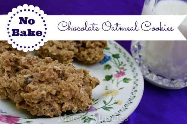 No Bake Chocolate Oatmeal Cookies from Marty's Musings