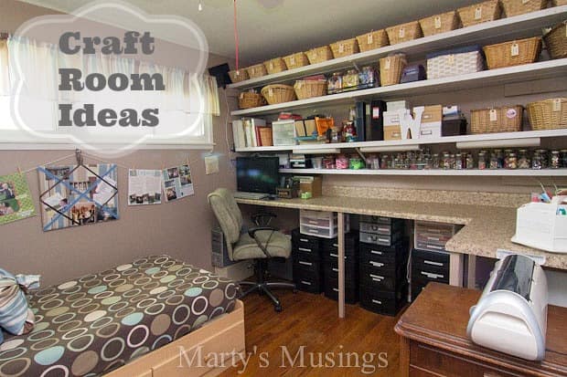 Craft Room Ideas from Martys Musings