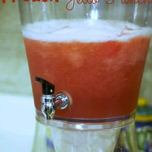 Frozen Jello Punch Recipe Make Ahead and Freeze!