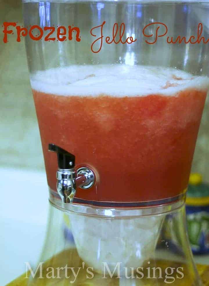 Frozen Jello Punch Recipe Make Ahead and Freeze!