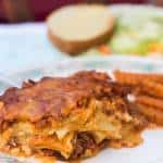 This Crock Pot Lasagna can be made ahead of time and refrigerated until ready to cook. Great meal for a Sunday lunch or family dinner.