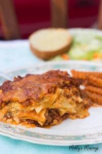 This Crock Pot Lasagna can be made ahead of time and refrigerated until ready to cook. Great meal for a Sunday lunch or family dinner.