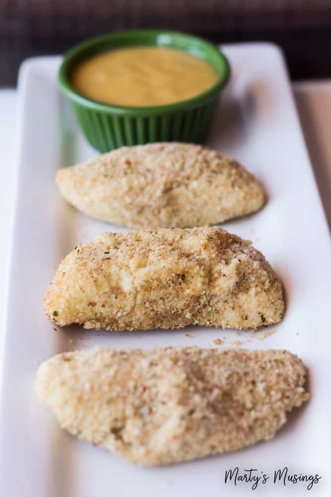 Cream Cheese Chicken Pockets rolled in bread crumbs
