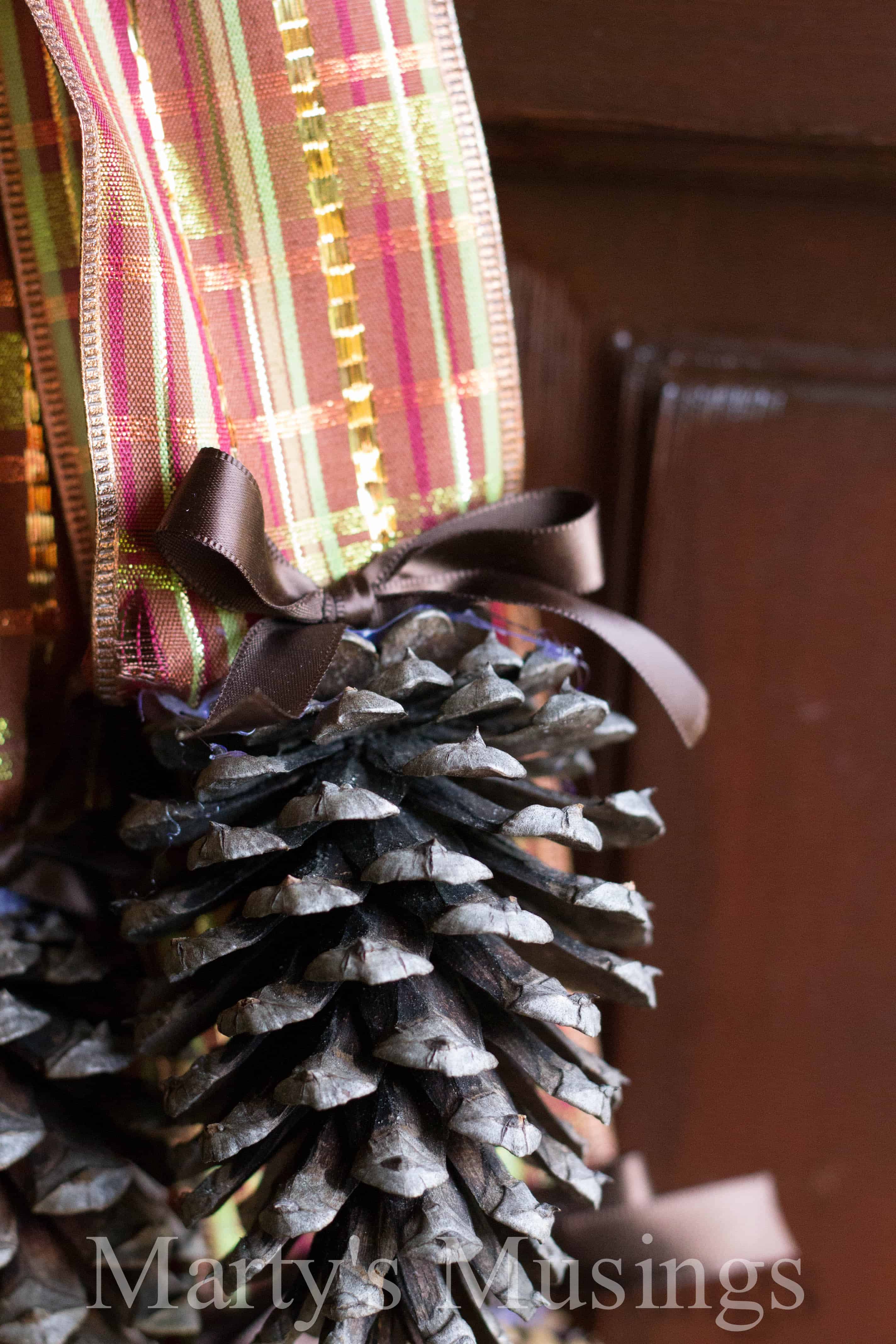 Pinecone Door Arrangement
