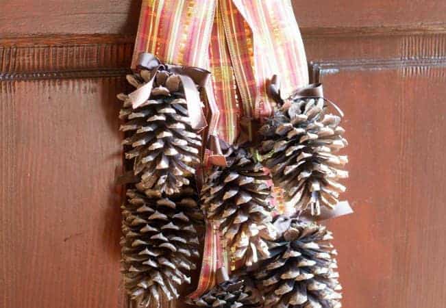 Pinecone Door Arrangement