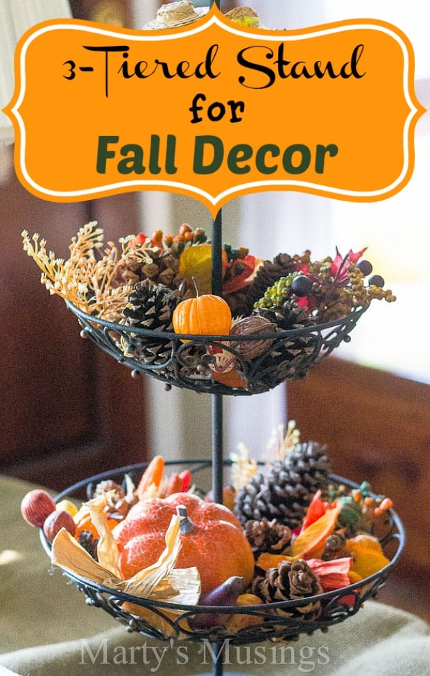 3-Tiered Stand for Fall Decor