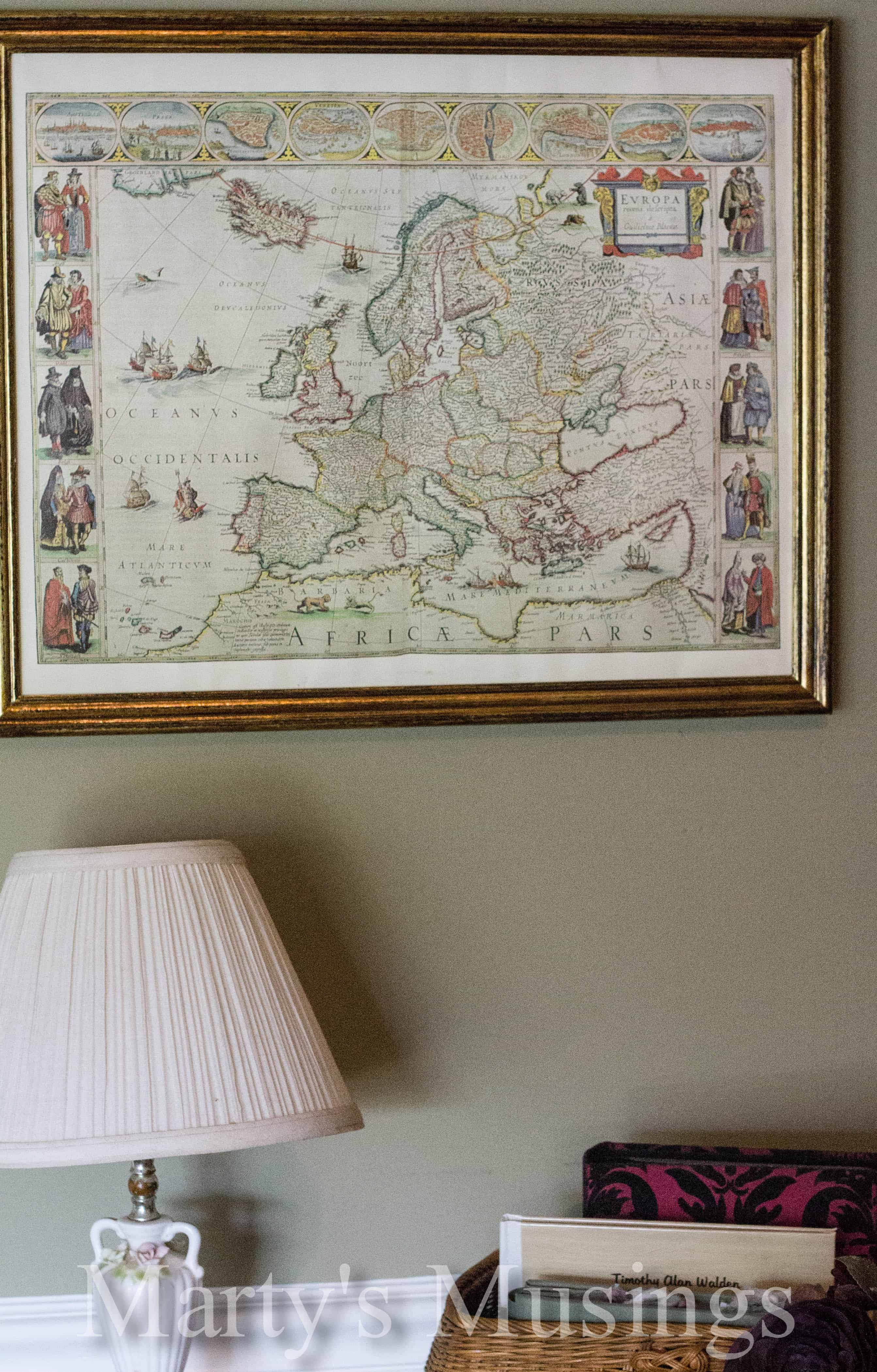 Decorate with Old Maps