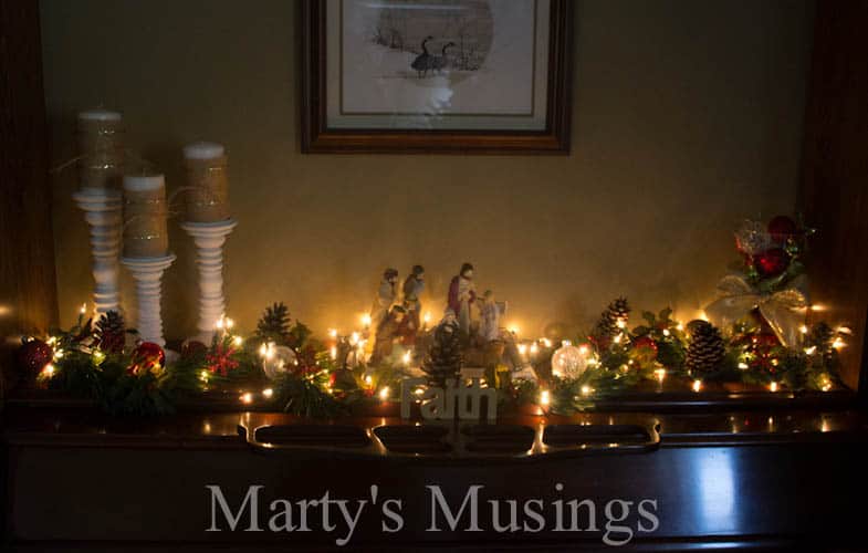 No Mantel? No Problem! from Marty's Musings