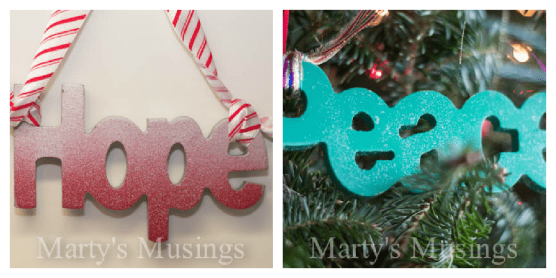 Ornament and Christmas tree