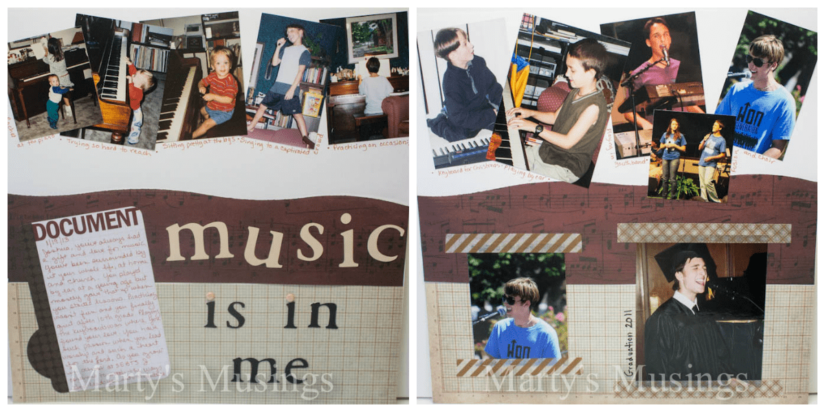 Music is in Me Layout by Marty's Musings