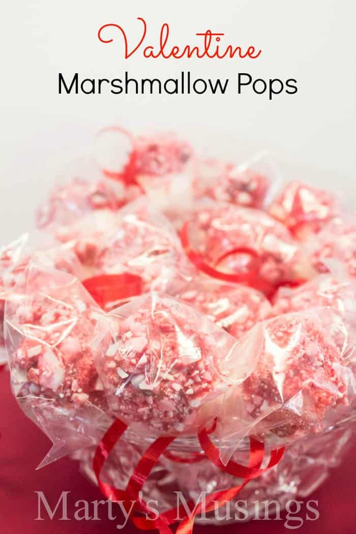 Valentine Marshmallow Pops from Marty's Musings