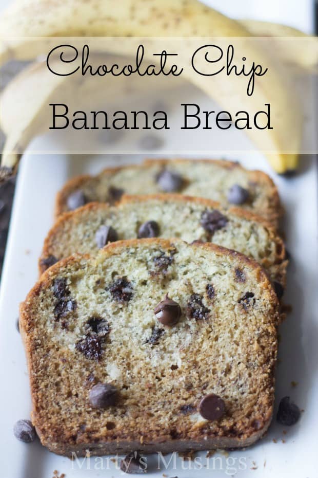 Chocolate Chip Banana Bread - Marty's Musings