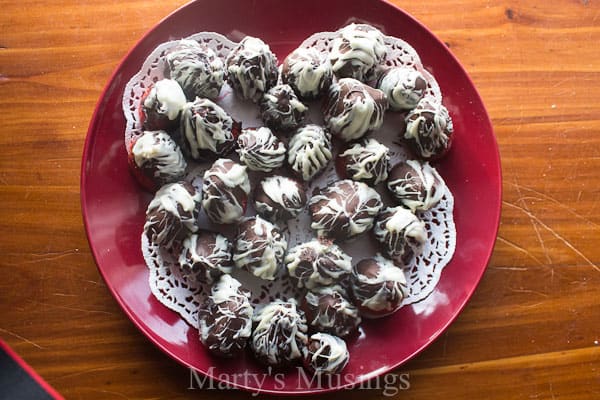 Chocolate Dipped Strawberries from Marty's Musings