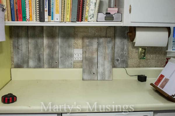 Fence Board Backsplash from Marty's Musings-5