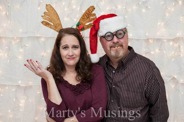 A man and a woman posing for a picture