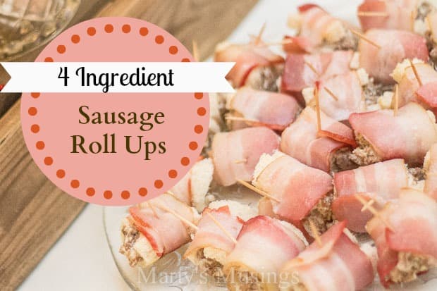 4 Ingredient Sausage Rollups from Marty's Musings
