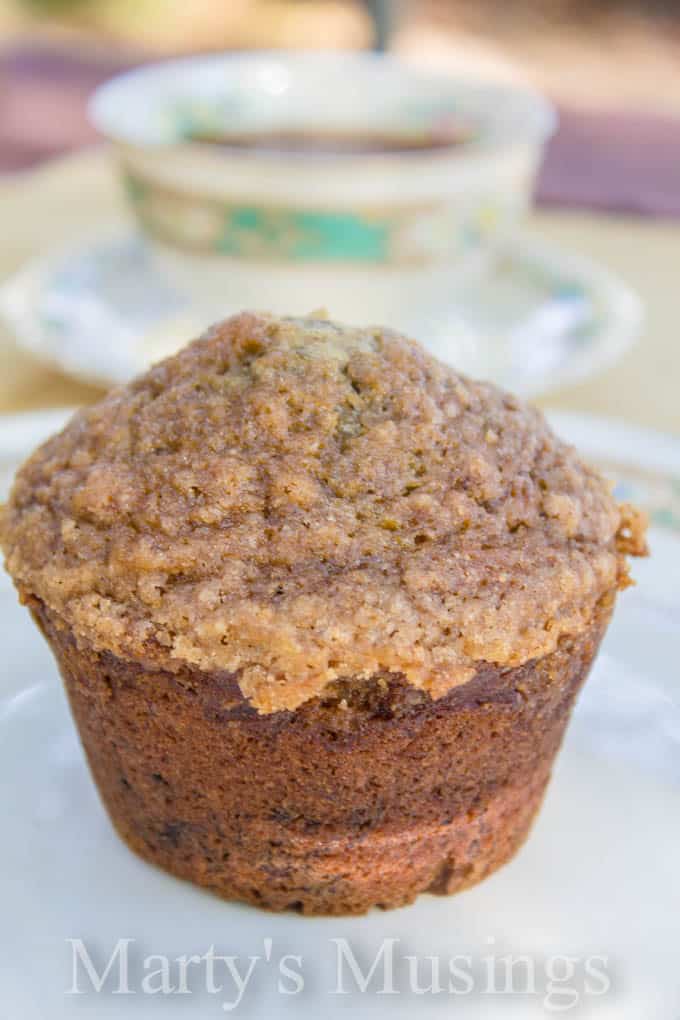 Banana Crumb Muffins from Marty's Musings