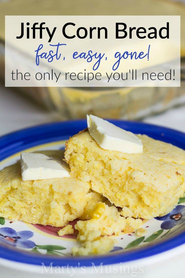 This easy Jiffy Corn Bread with creamed corn begins with a Jiffy box mix and is moist and delicious! It's the PERFECT bread everyone will rave about!