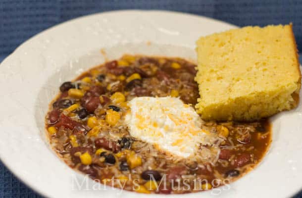 Slow Cooker Taco Soup from Marty's Musings